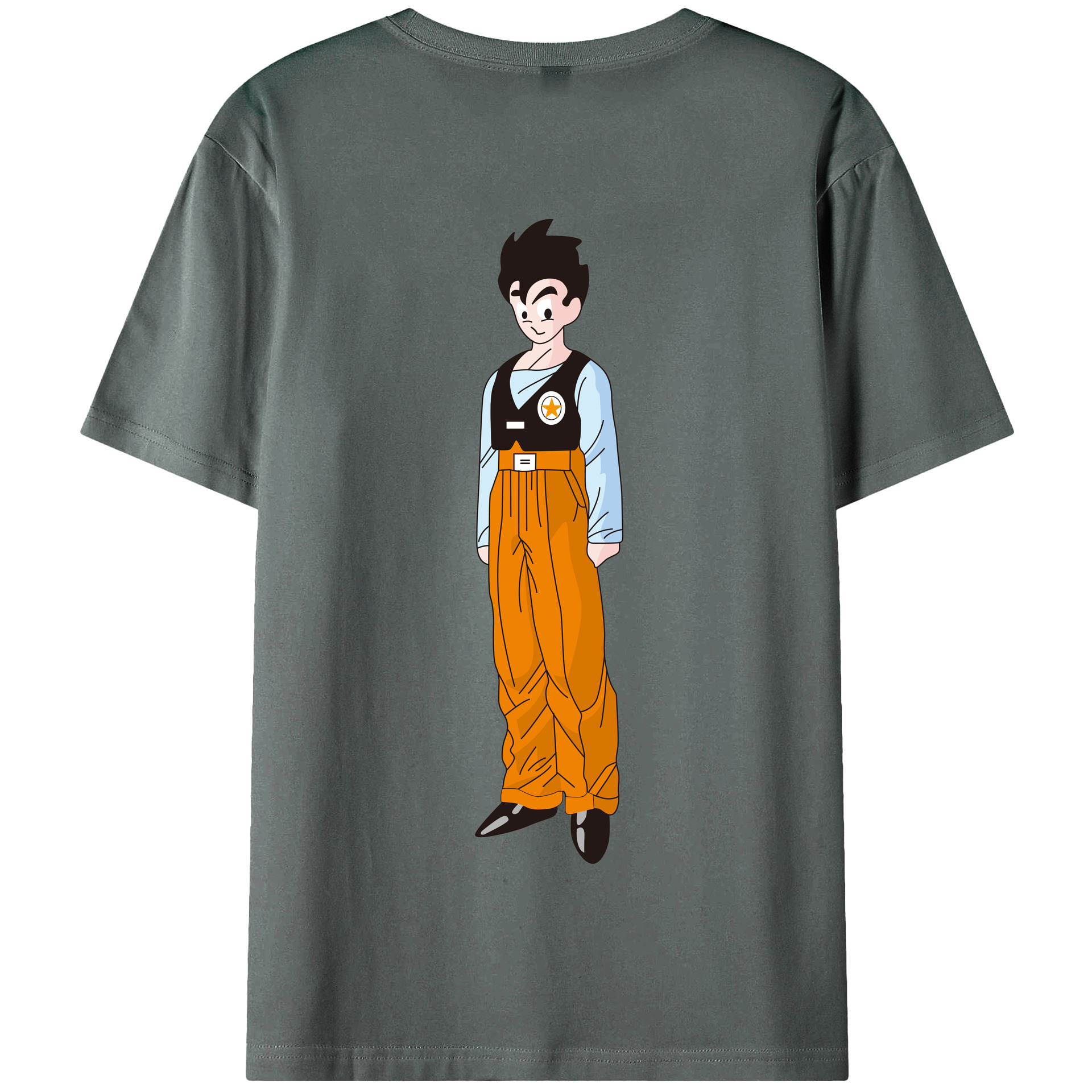 （画像用） ドラゴンボール DRAGON BALL 綿100％半袖Tシャツ（背面プリント）